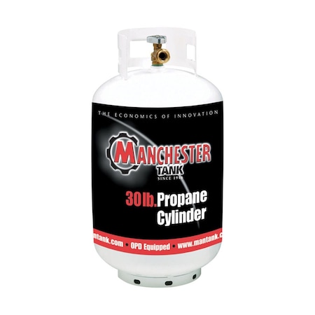 Tool Time Manchester Tank & Equipment 1160TC.7 30 lbs Propane Cylinder TO3314175